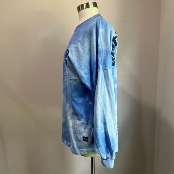 Walt Disney World Stitch Hawaiian Vacation Blue Tie Dye Spirit Jersey Size XS - Picture 7 of 9